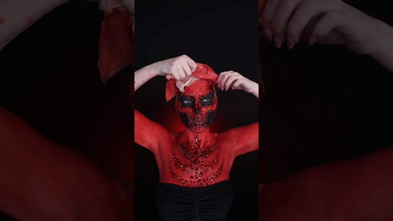 Take off my makeup with me that took like 8 hours (no joke.) #makeup #halloween #halloweenwithshorts