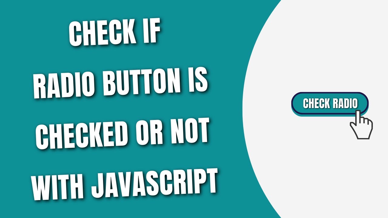 ventil Eve Seks Check if Radio Button is Checked or Not in JavaScript [HowToCodeSchool.com]  - YouTube