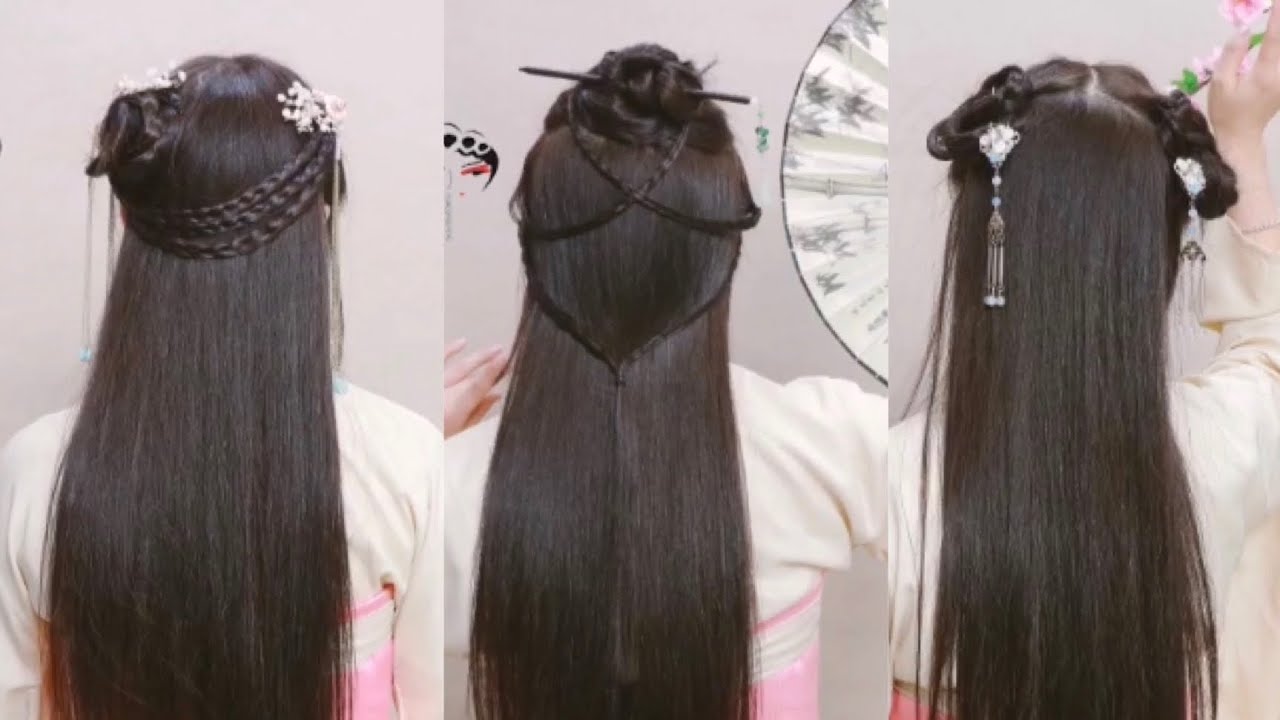 Top 20 Chinese old traditional hairstyles tutorial from Chinese ancient  movie   YouTube