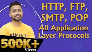 Lec-78: HTTP, FTP, SMTP, POP | All Application Layer Protocols | Computer Networks screenshot 5