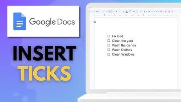 How To Insert A Tick In Google Docs