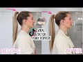 TESTING THE VIRAL TIKTOK PONY POPPER FOR A PERFECT PONYTAIL! Does it work?