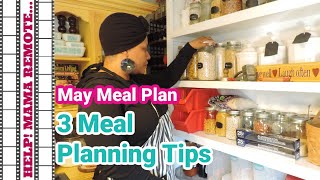 May 2022 Monthly Meal Plan