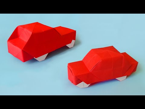 Video: How To Make An Origami Car