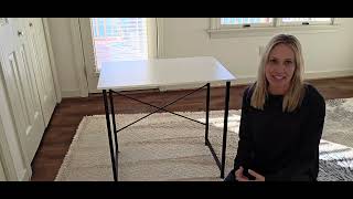 Sweetcrispy Computer Small Desk, 32 Inch Office Writing Work Study Student Home Bedroom Table