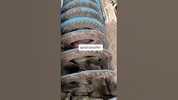 spiral classifier machine working site #classifier #mining #separation #machine #gold #jycrusher