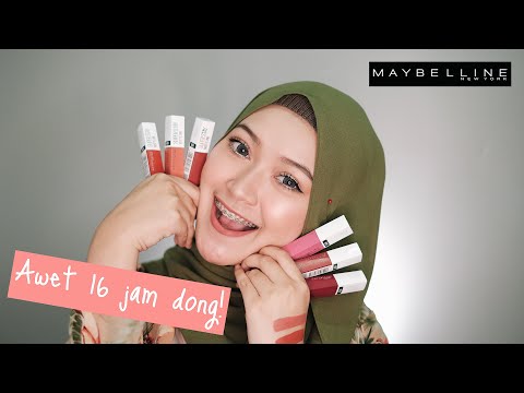 Maybelline Superstay Matte Ink TAHAN 16 JAM dari Pagi Sampai Malam (Nomor 130 Self Starter). 