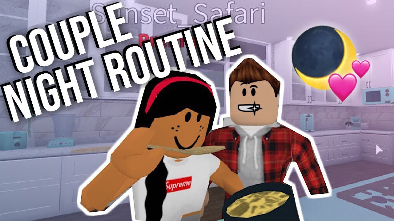 Our Everyday Night Routine As A Couple 2019 Roblox Bloxburg Sunset Safari Youtube - sunset cafe games roblox