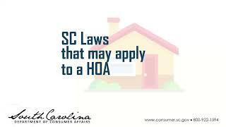 South Carolina HOAs and the Law