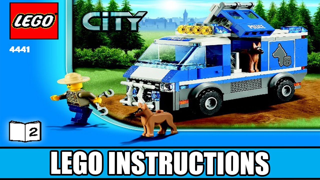 LEGO Instructions | City 4441 | Dog Van 2) YouTube