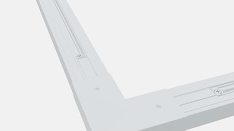 Installation of single circuit track L-Connector