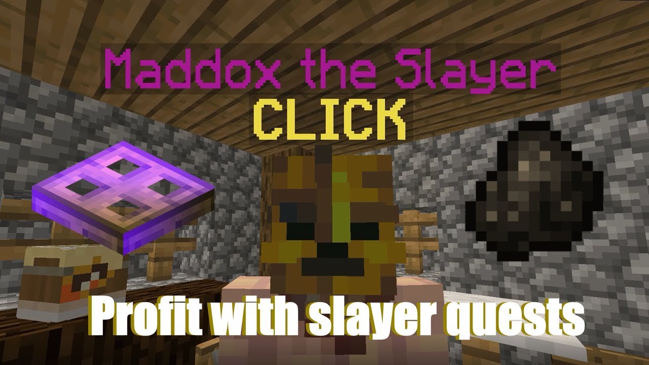 How To Make Profit With Slayer Quests Hypixel Skyblock Youtube
