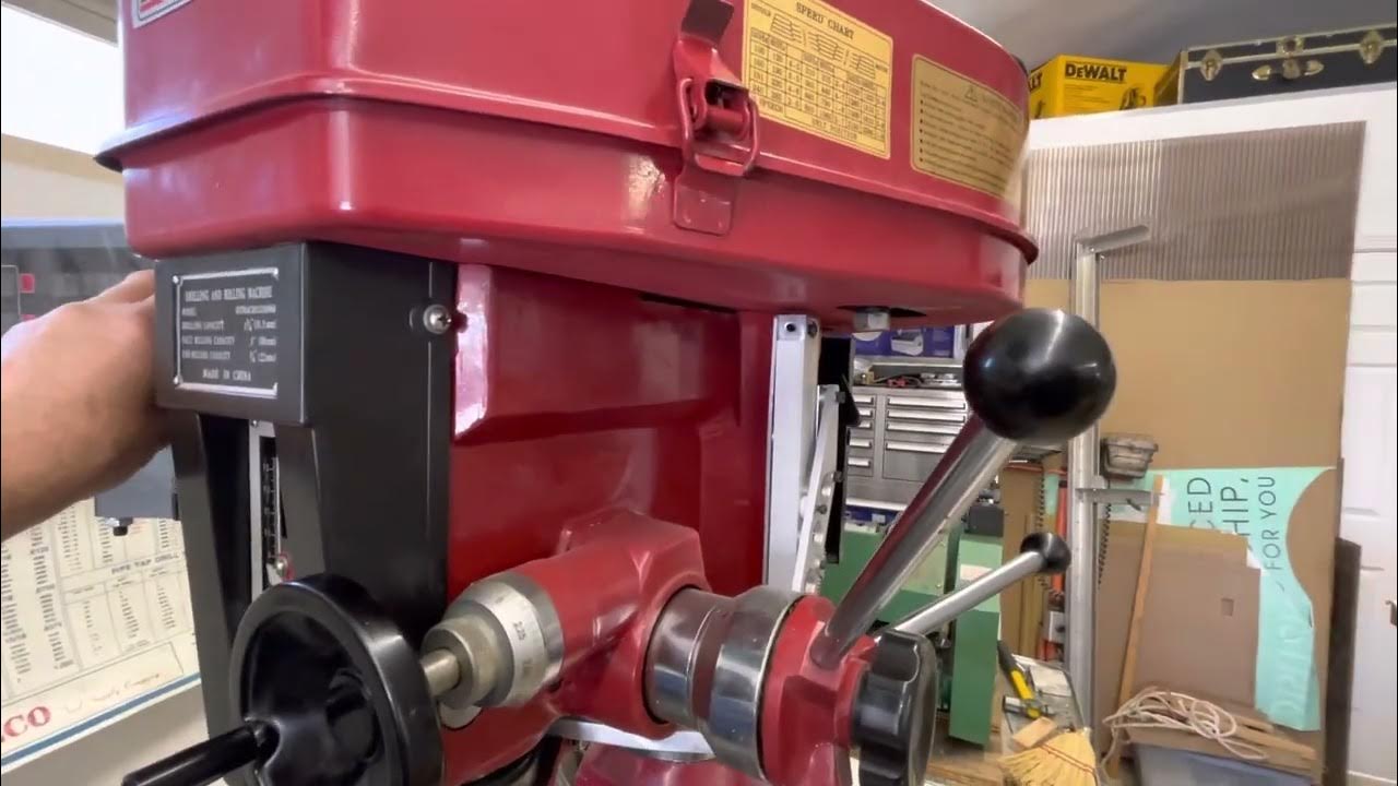 RF30 Mill Drill at 2580 RPM YouTube