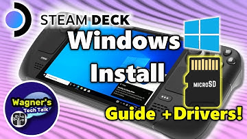 Steam Deck LCD (not OLED) Windows Install to an SD Card + Drivers
