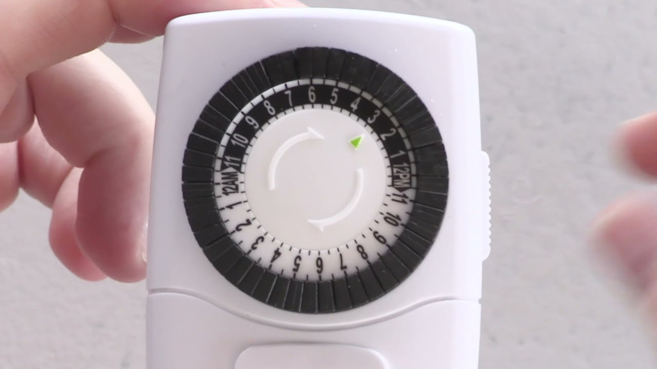 How to set an indoor Mechanical Timer - YouTube