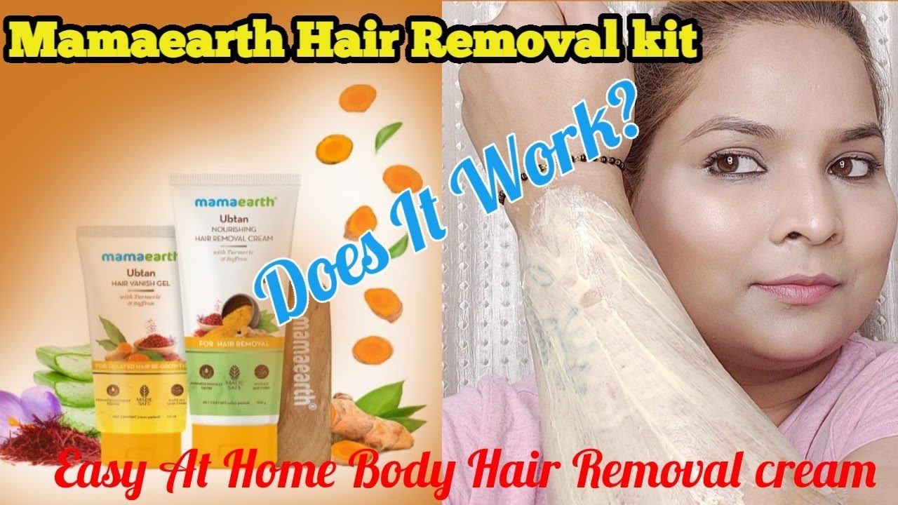 *New*Mamaearth Hair Removal Kit Review & DemoUbtan Nourishing Hair