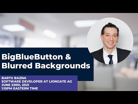 BigBlueButtonWorld - Background Blur | BBB Integration for NextClouders