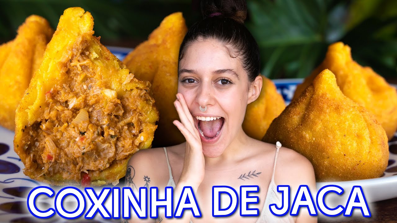 A FAMOSA COXINHA VEGANA DE JACA (Melhor coxinha da minha vida!!!)