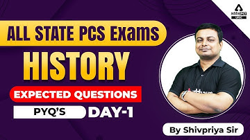 State PCS Ki Taiyari Kaise Kare | State PCS History | Expected Questions ( PYQ) #1