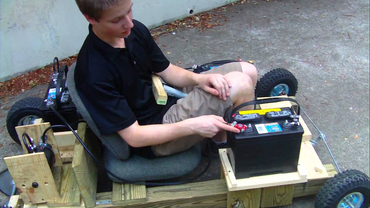 Electric Homemade Wooden Go Kart Run 3 You Electric Homemade Wooden Go Kart Run 3