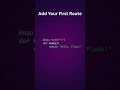 Installing Flask & Your First App | Python concepts in 2 minutes