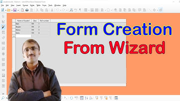 Creating form in Libre Base@COMPUTEREXCELSOLUTION
