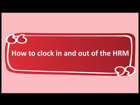 FN HRM Clock in /out