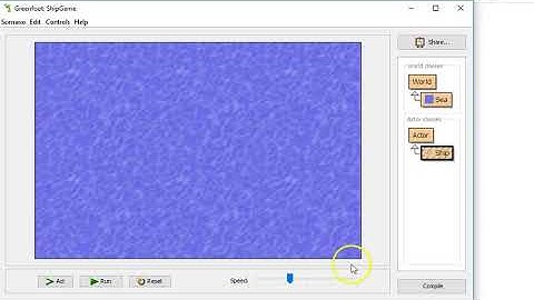 Greenfoot   2  Creating an Ship Actor