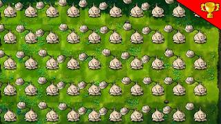 🗑️🥬 50x Garbbage-Pult VS 500x Hard Level Zombies! Trash Storm Battle | PVZ Fusion