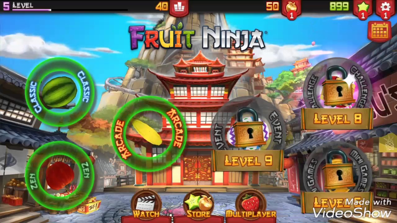 Fruit Ninja Unlocking Challenge Mode!! YouTube
