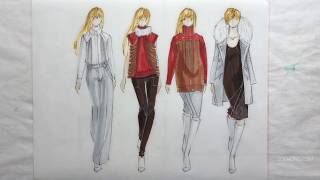 Quick Fashion Design Sketches Tutorial screenshot 1