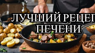 КАК ПАРВИЛЬНО ПОЖАРИТЬ💥ПЕЧЕНЬ С ЛУКОМ И КАРТОШКОЙ.