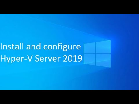 Videó: Ingyenes a Hyperv Server 2019?