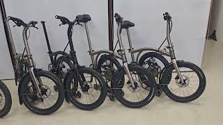 20 Inch, G Line clone, Full Titanium Trifold bikes!