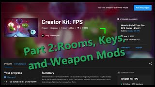 Unity Creator Kit FPS Part 2 Rooms Keys and Weapon Mods