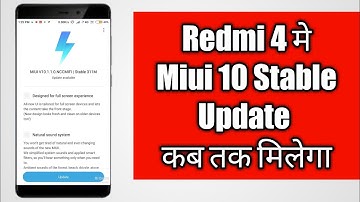 Redmi 4 Miui 10 Stable Update | Miui 10.1.1.0 Redmi 4 | Redmi 4 Miui 10.1 Stable Update Not Release