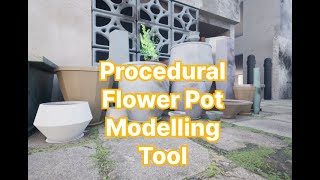 Procedural Flower Pot Modelling Tool - Geometry Script in Unreal Engine 5.1