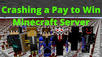 CRASHING a Pay to Win Minecraft Server with World