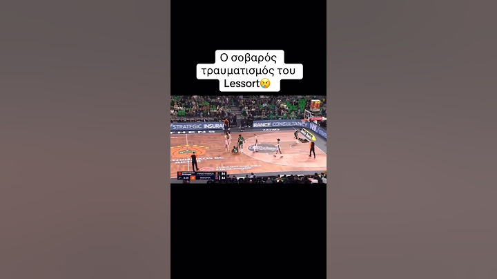 Lessort injured badly #lessort #kendricknunn #panathinaikos #erginataman #oaka #sloukas #baskonia