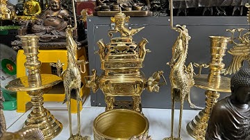 07/05/24 bộ lư đồng ngũ sự, bát mã phi thiên, đại nhật Như Lai #đồđồnglênguyệt #đồxưa #đồcổ