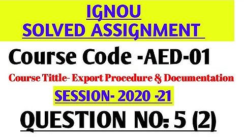 aed 01 solved assignment 2020-21, QUESTION NUMBER - 5 (2) #hindi #aed_01 #aed-01 #Session-2020-21
