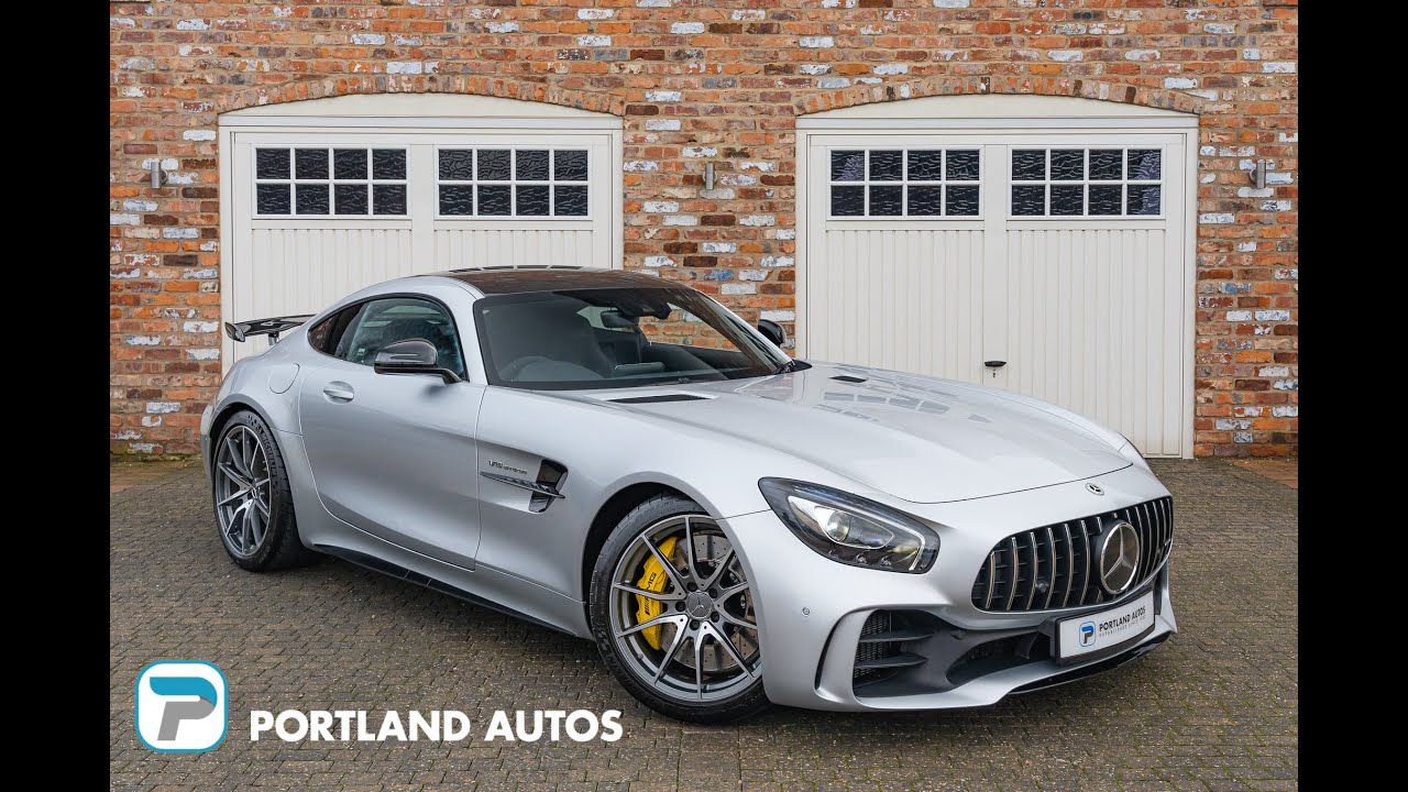 2019 19 MERCEDES AMG GT R 4.0 V8 DCT IN IRIDIUM SILVER METALLIC WITH BLACK INTERIOR