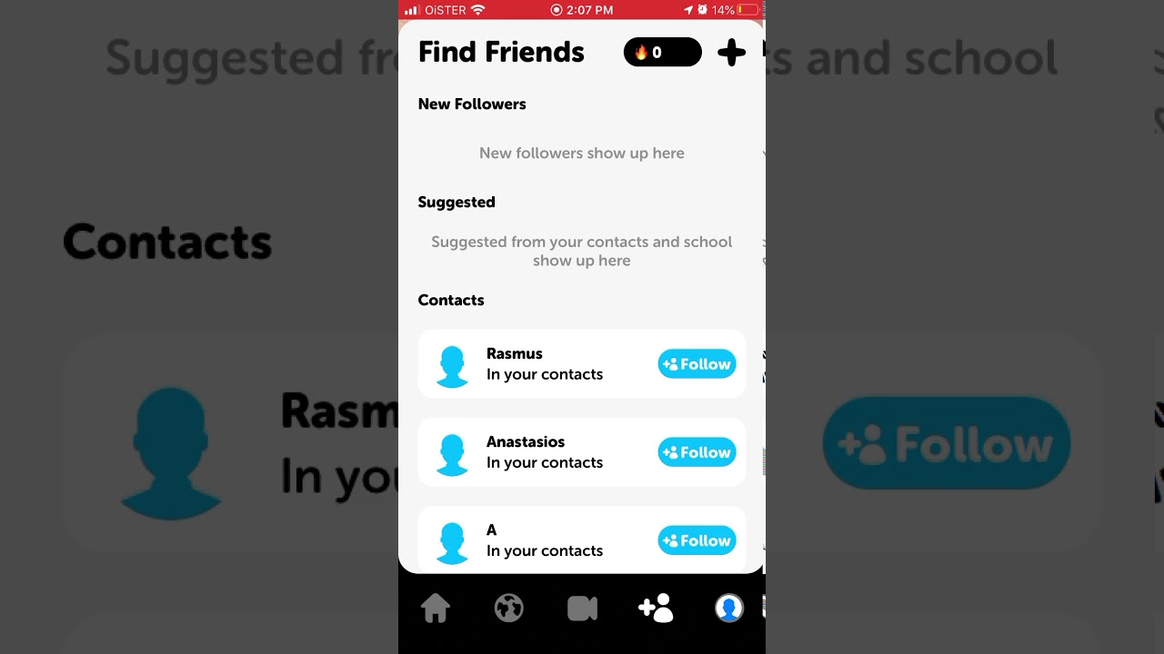 How to FOLLOW SOMEONE in FAM app?