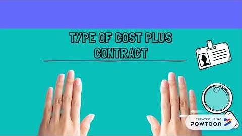 COST PLUS CONTRACT