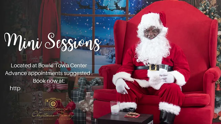 Christmas Mini Sessions With Black Santa | Christm...
