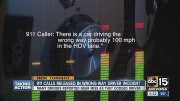911 calls released in wrong-way driver incident