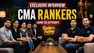 From Student To Cma Ranker 🏆 | All India Ranker's Share Their Success Journey & Strategy