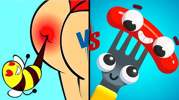 Fork N Sausage 🆚 Help Me Tricky Story New Update Gameplay.