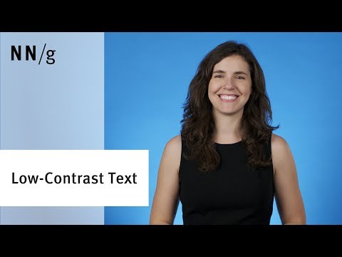 Alternatives to Low-Contrast Text