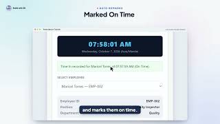 Walkthrough 2 - Employee Time In Time Out Tracker